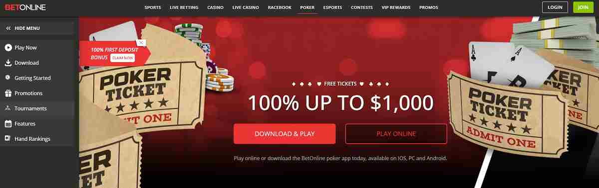 Los tres casinos con más mesas de póker online en España - BetOnline