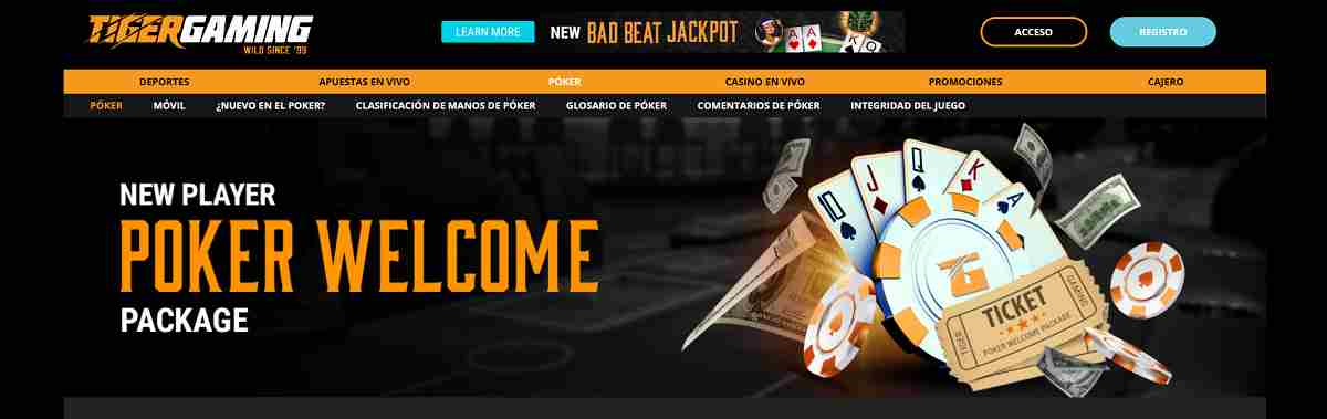 Los tres casinos con más mesas de póker online en España - Tiger Gaming